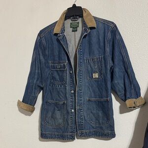 Polo by Ralph Lauren Denim Jacket with Tan Details